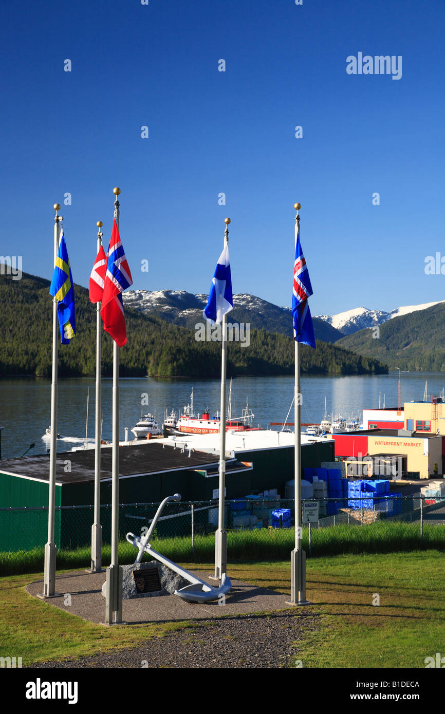 Waterfront in Prince Rupert British Columbia Stock Photo Alamy
