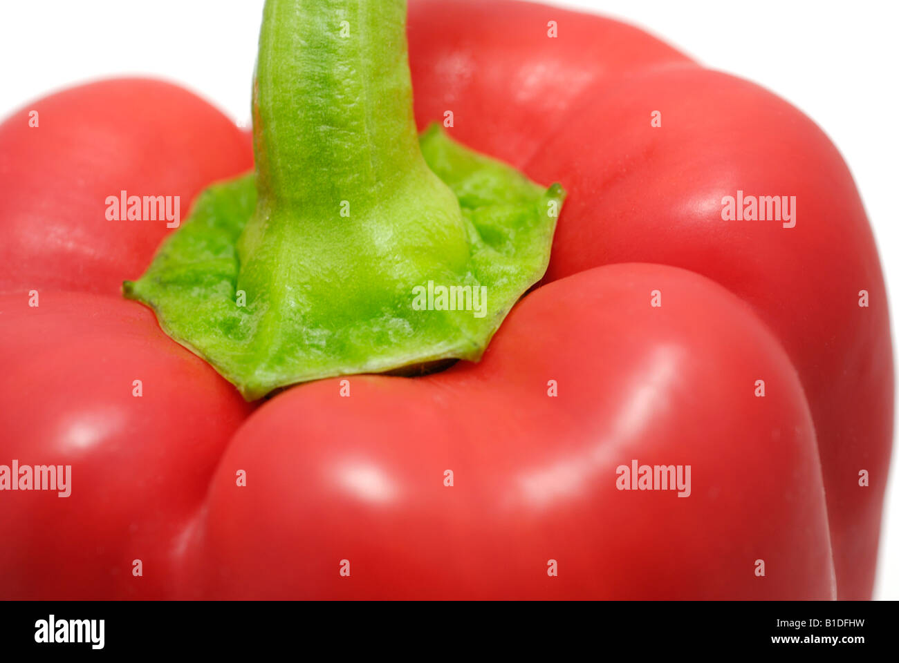 Red Bell Pepper, Detail Stock Photo Alamy