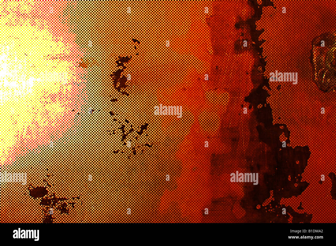 computer generated abstract metallic painting Stock Photo