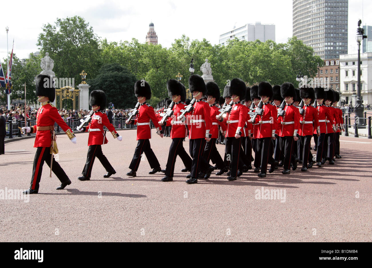 Coldstream Guards Buckingham Palace London Trooping the Colour Ceremony ...