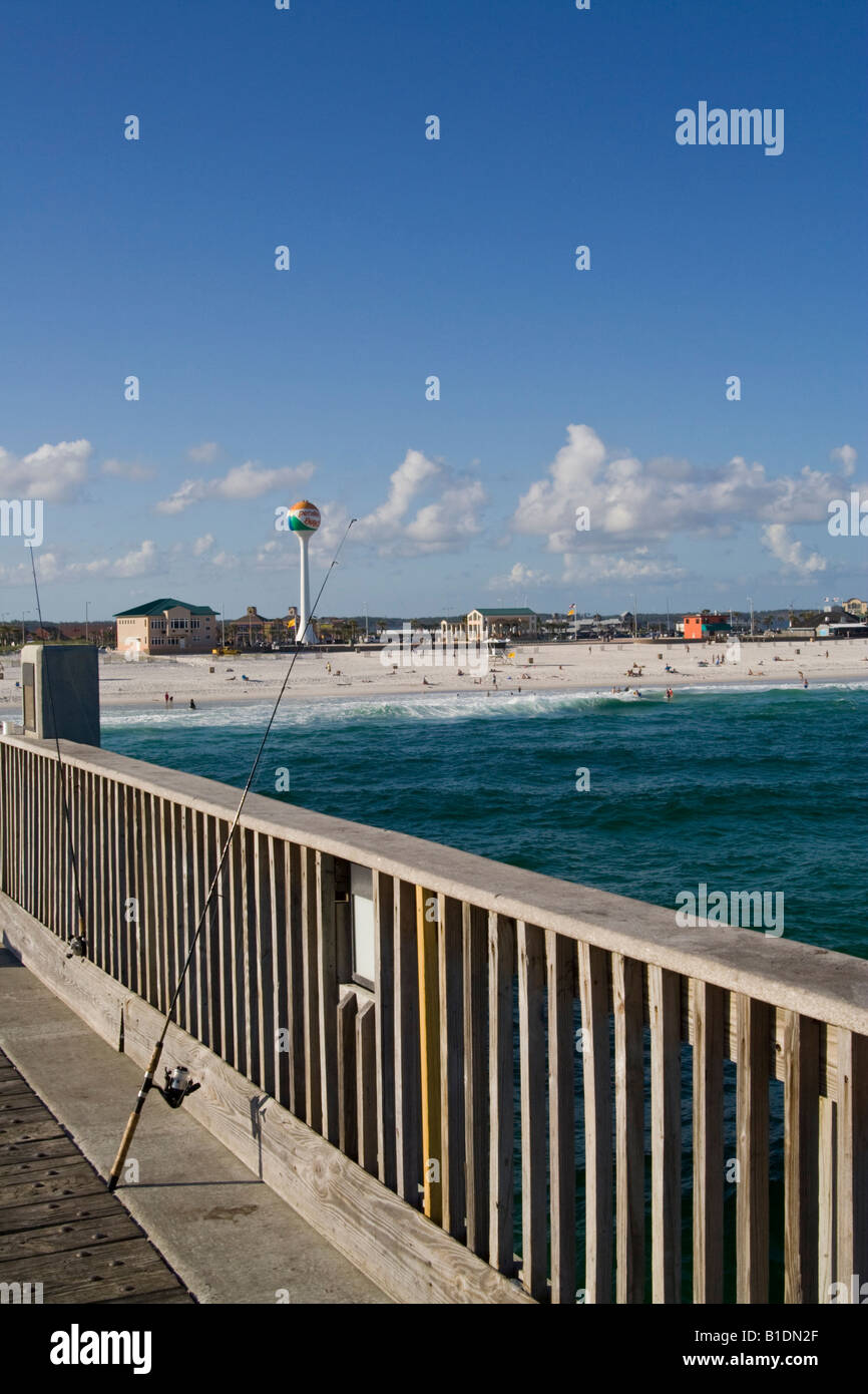 Fishing pier Pensacola FL Stock Photo
