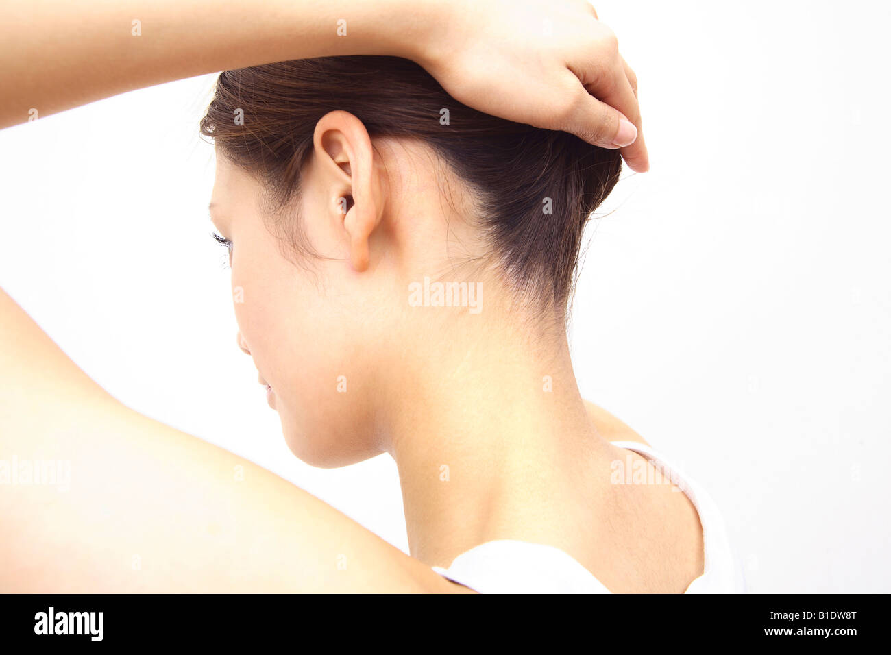 woman-s-nape-of-the-neck-stock-photo-alamy