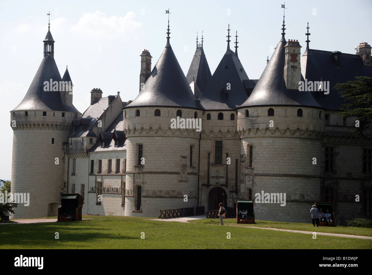 Chateau Chaumont sur Loire Stock Photo