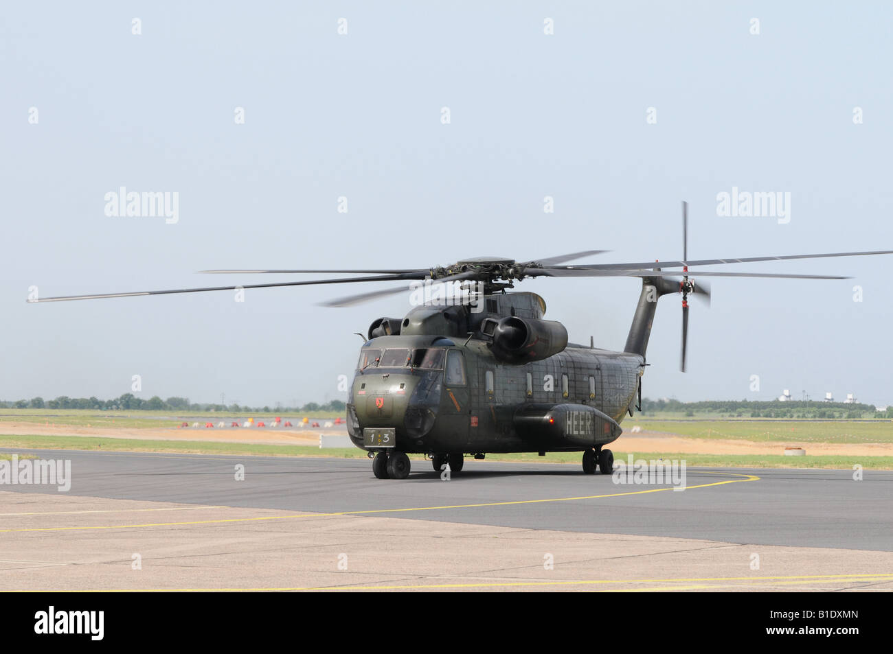 Sikorsky CH-53G from the German Airforce at ILA 2008 in Berlin Stock Photo