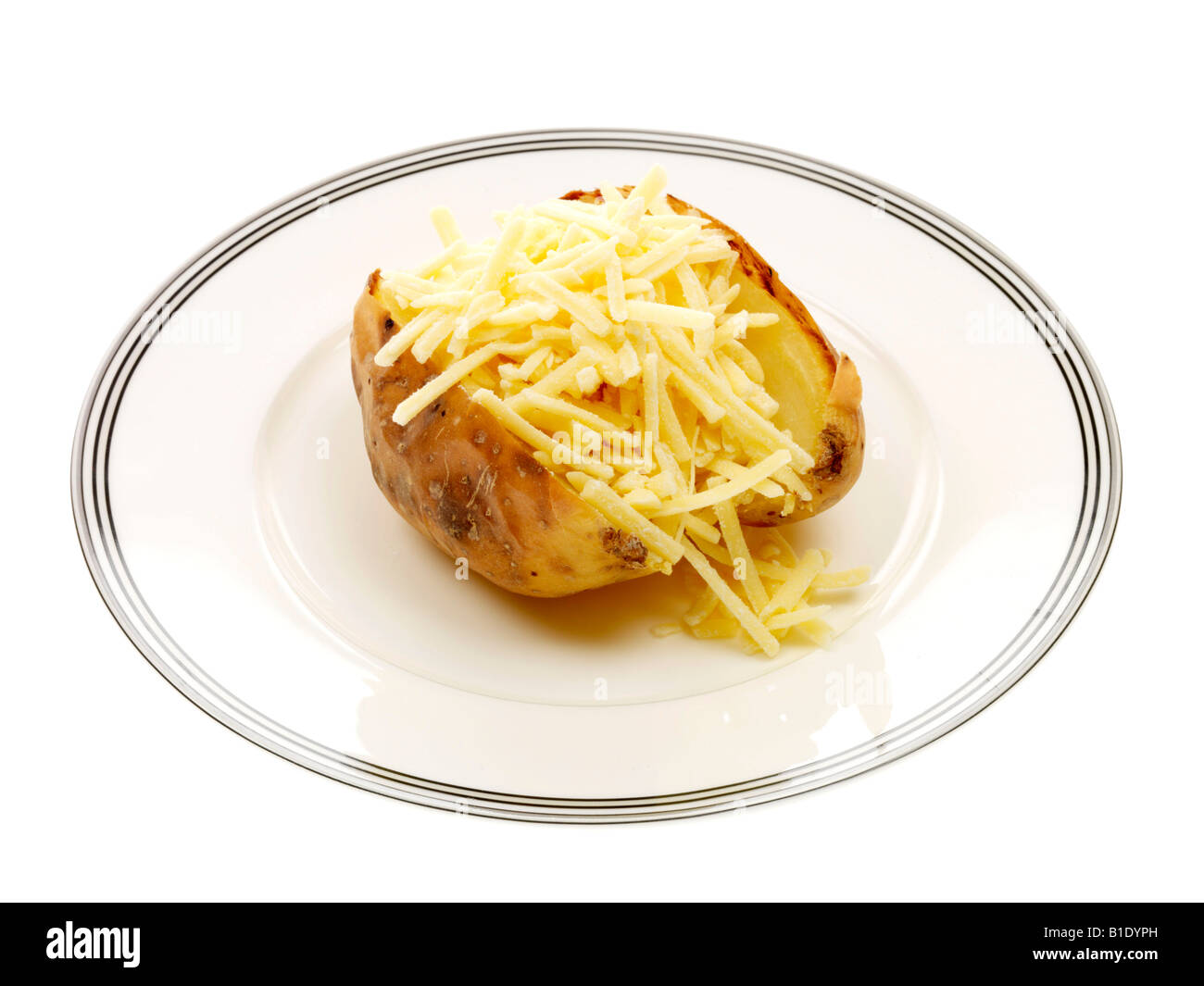 Jacket Potato with Cheese Stock Photo Alamy