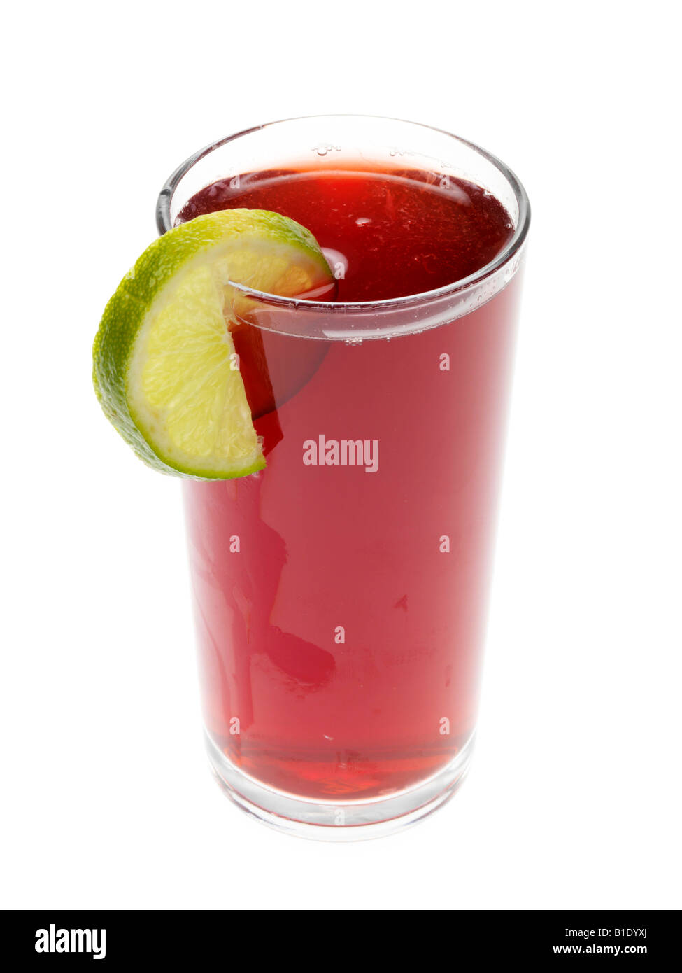 Glass of Fruit Cocktail Stock Photo - Alamy