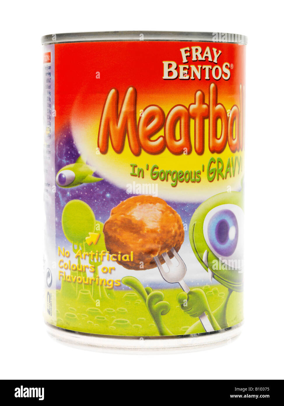 Tin Can of Meatballs Stock Photo Alamy