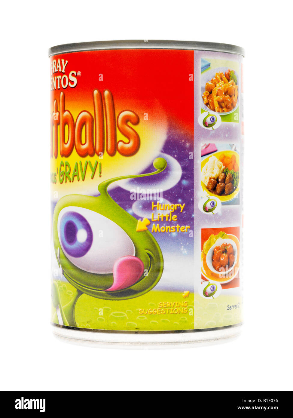 Tin Can of Meatballs Stock Photo Alamy