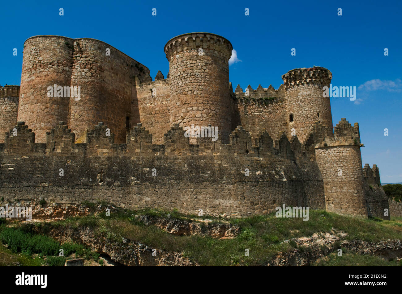 Belmonte Castle, Spain Stock Photo Alamy
