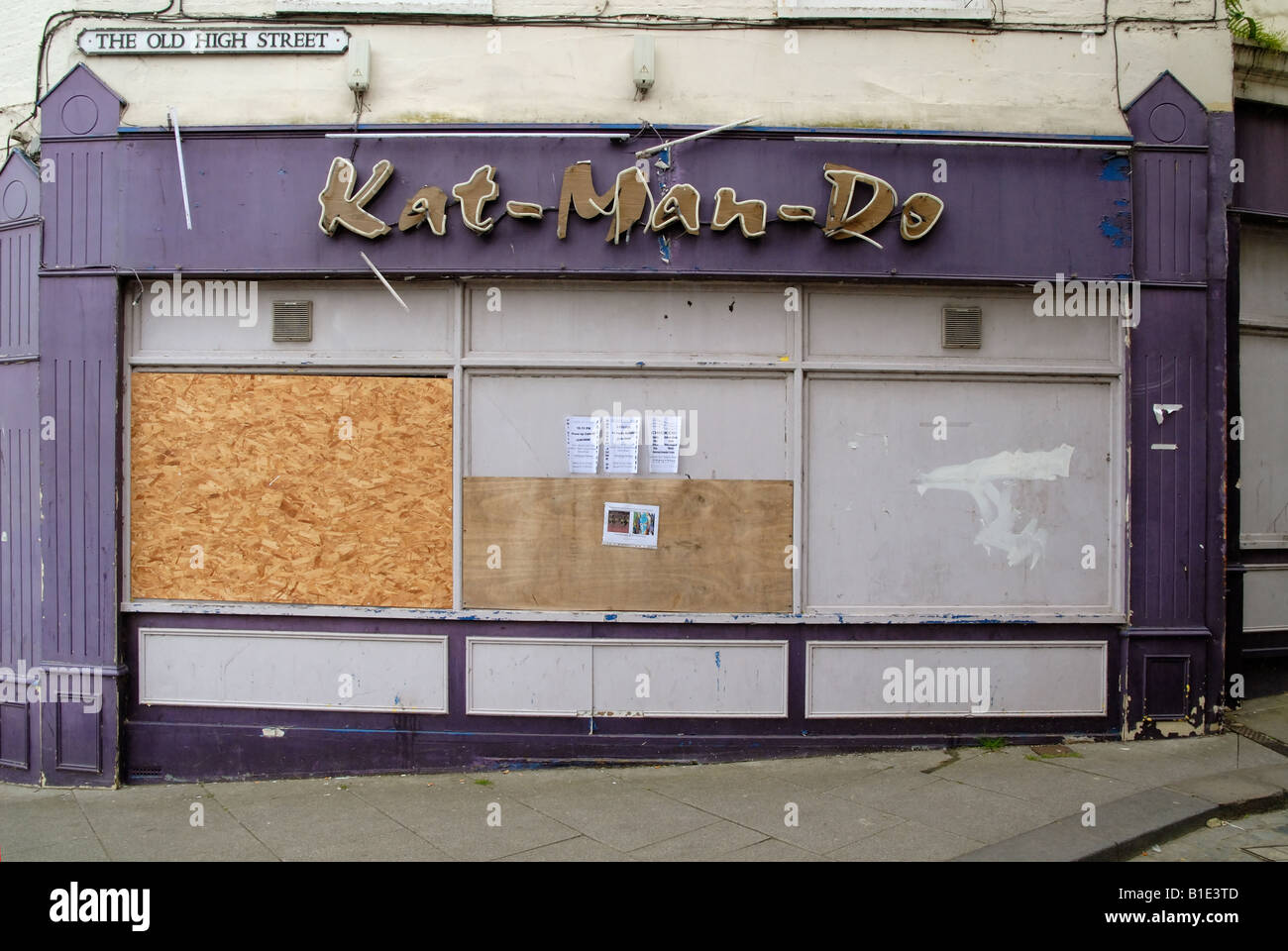 A derelict property in Folkestone, Kent Stock Photo Alamy
