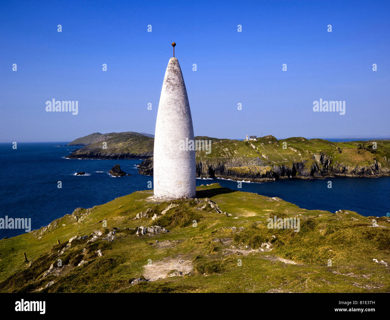 Baltimore Beacon West Co. Cork Ireland Stock Photo Alamy