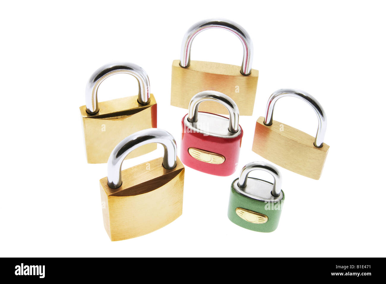 Selection of Padlocks Stock Photo Alamy
