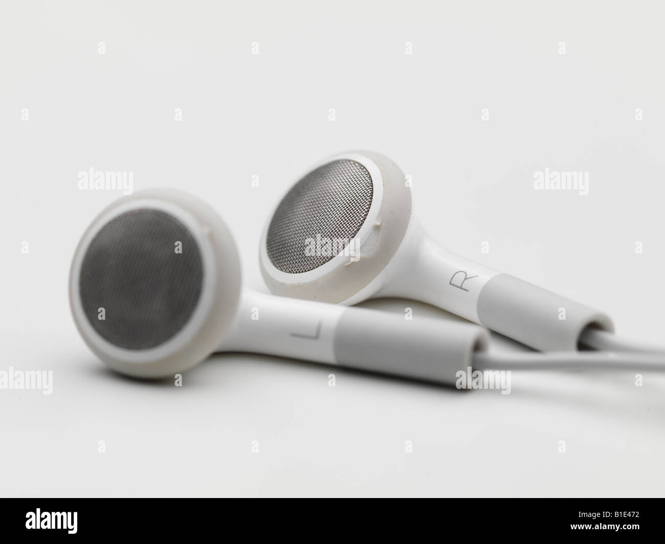 auriculars headphones eras listen sound box mp3 Stock Photo - Alamy