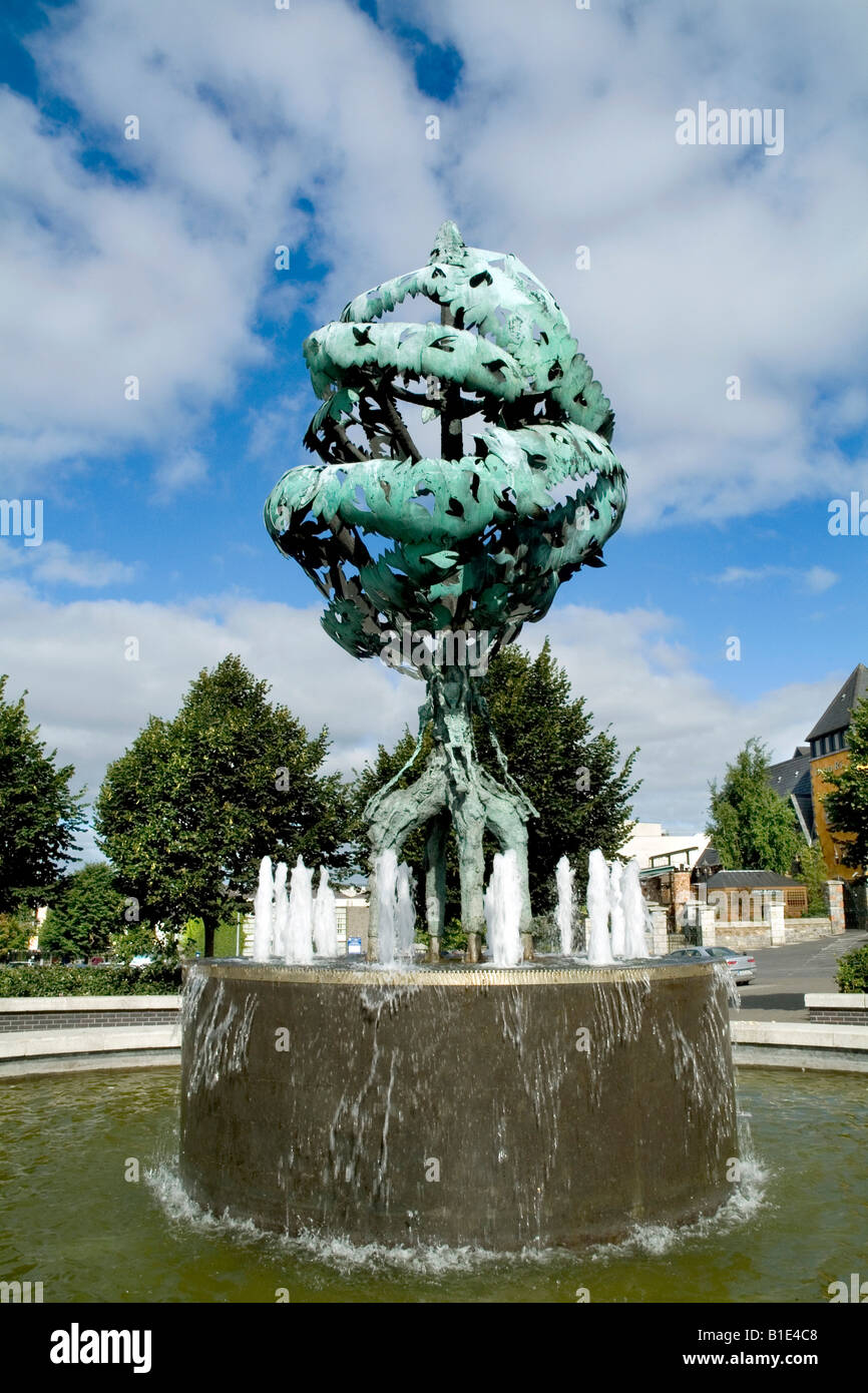 Carlow Water fountain County Carlow Ireland Stock Photo Alamy