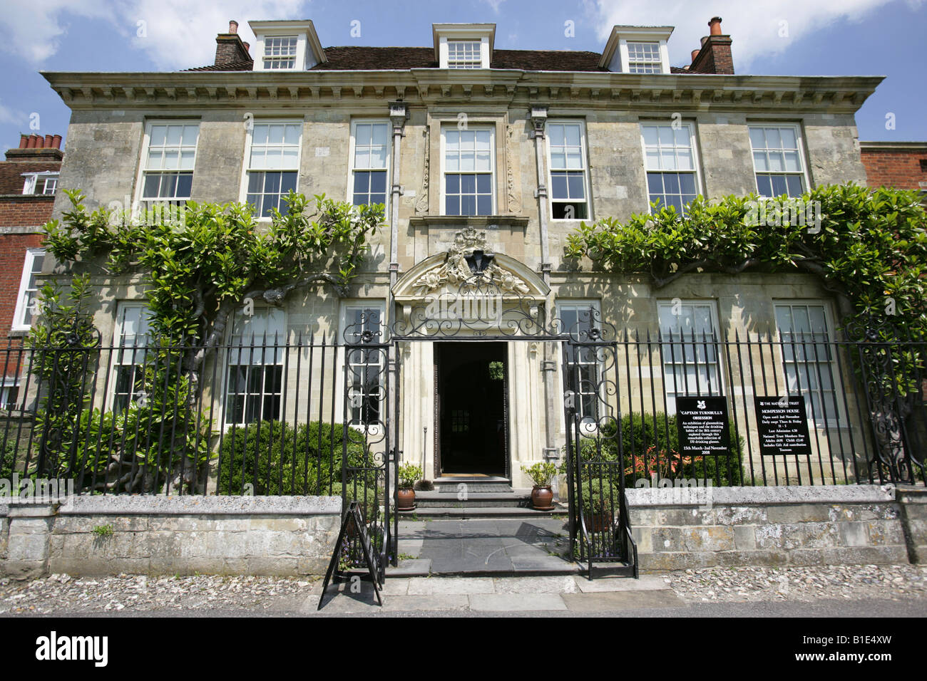 City of Salisbury, England. Mompesson House is a National Trust