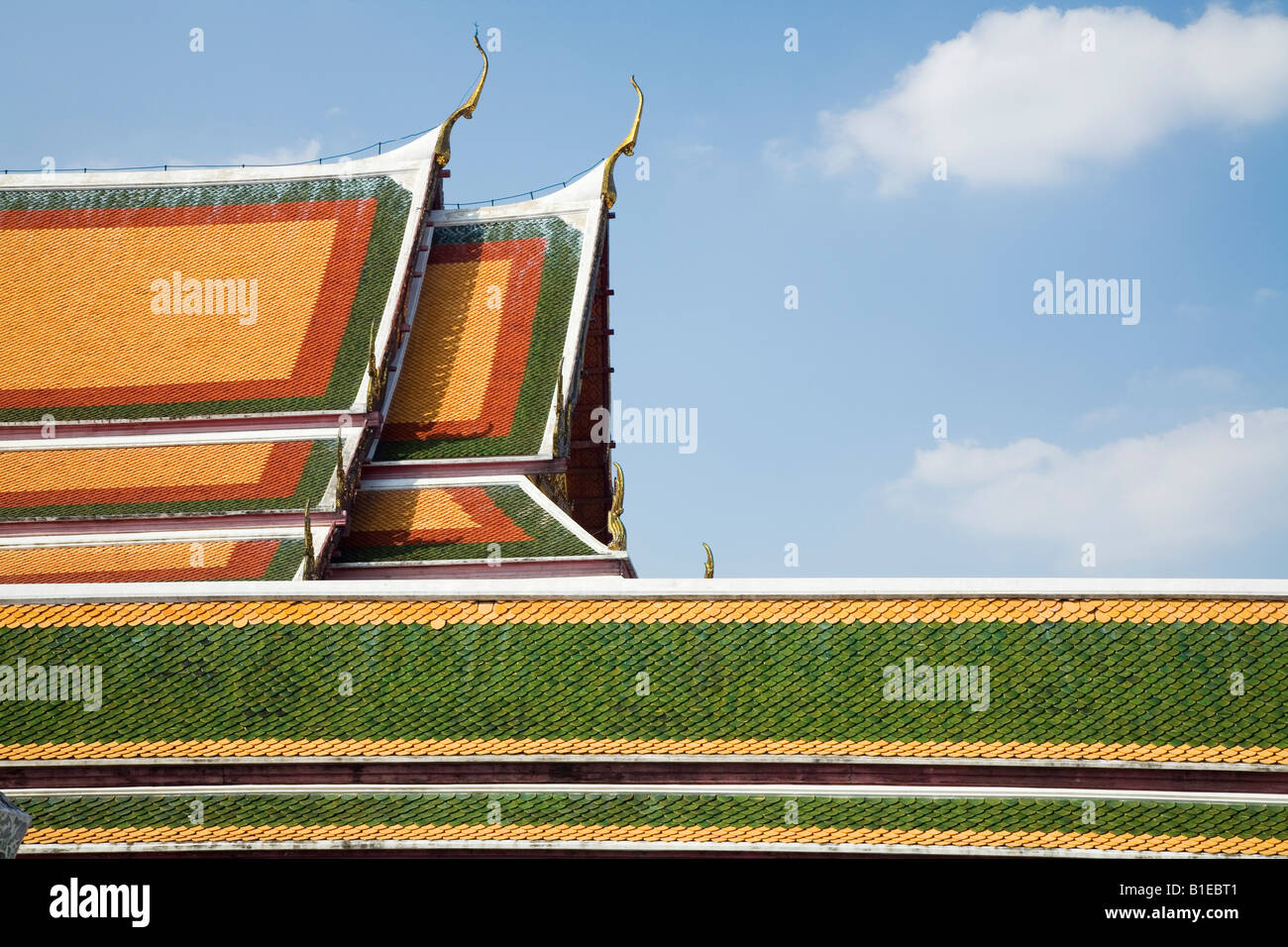 Thai architecture - Bangkok, THAILAND Stock Photo