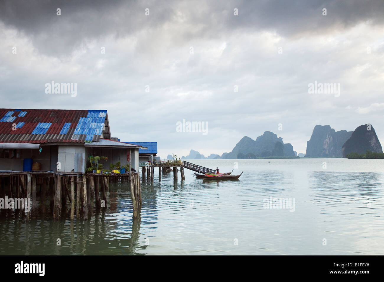 Ko Panyi - Phang Nga province, THAILAND Stock Photo