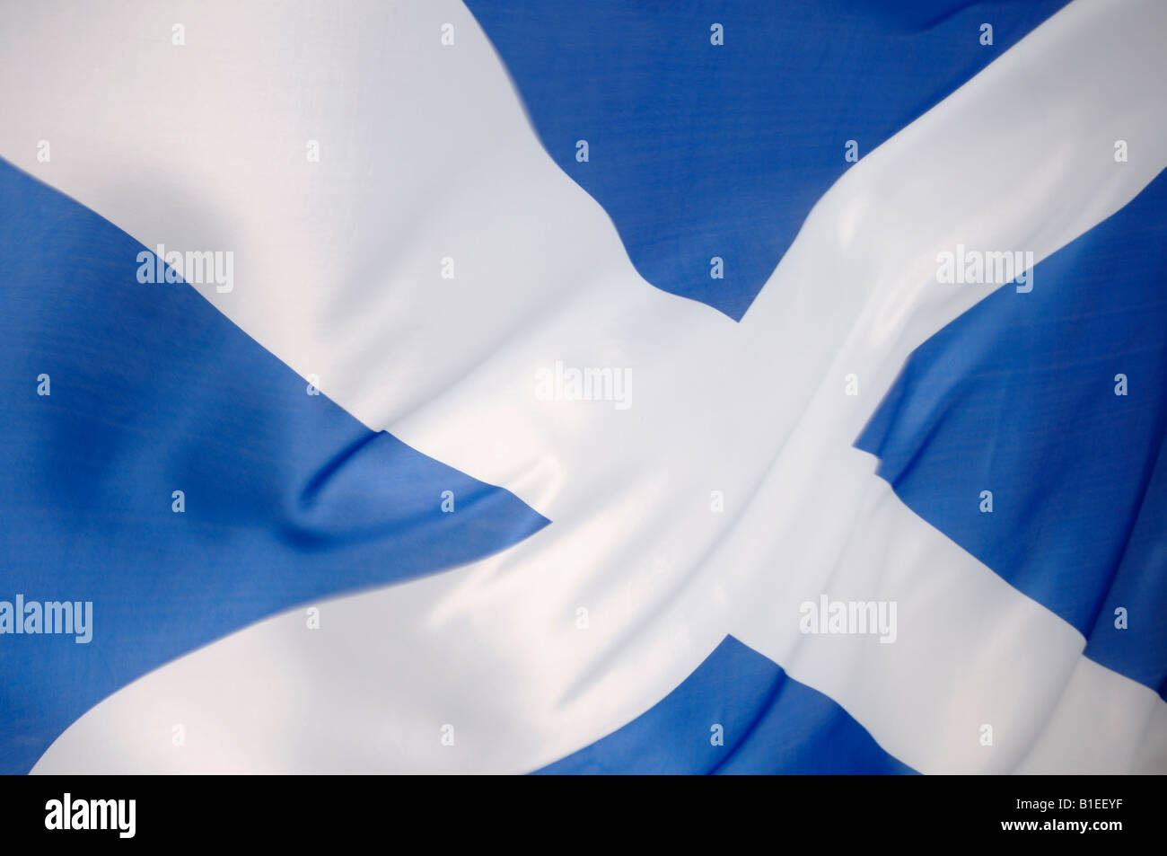 Saltair Scotland Flag Stock Photo