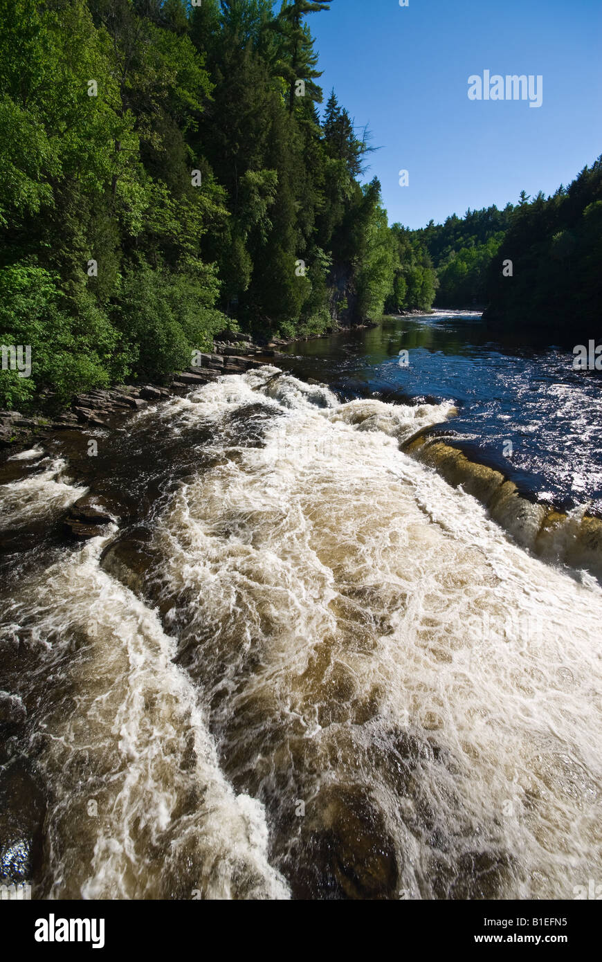 The SteAnne river, SainteAnne de Beaupré, Canada Stock Photo Alamy