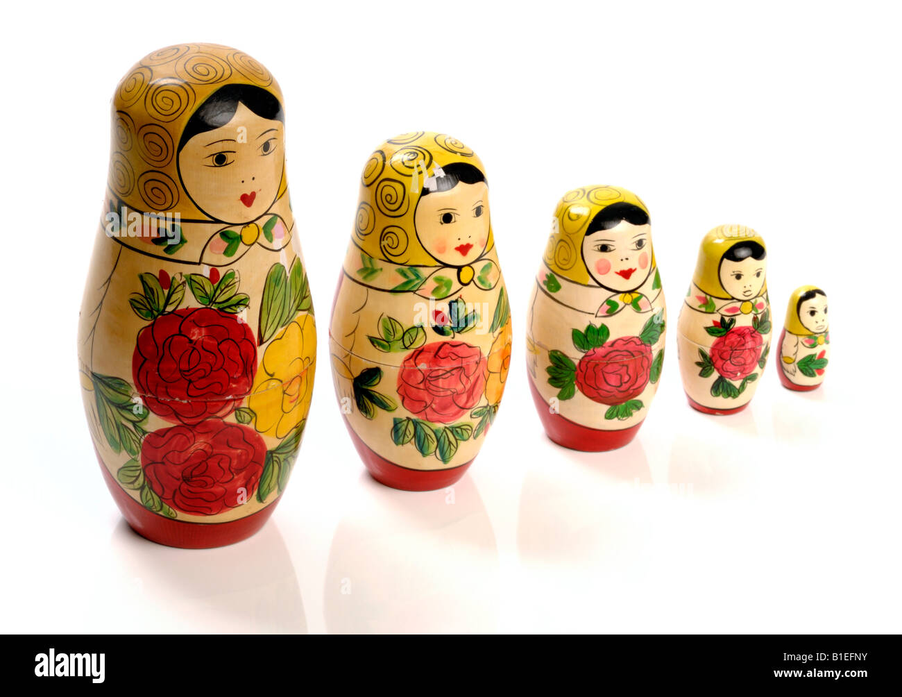 wooden russian dolls