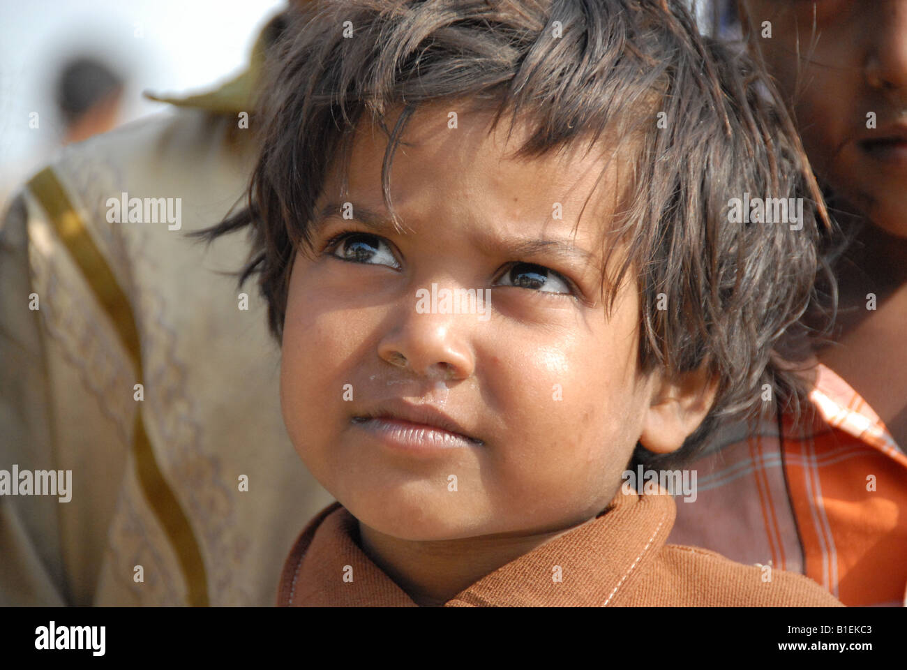 Child in Varanasi, India Stock Photo Alamy