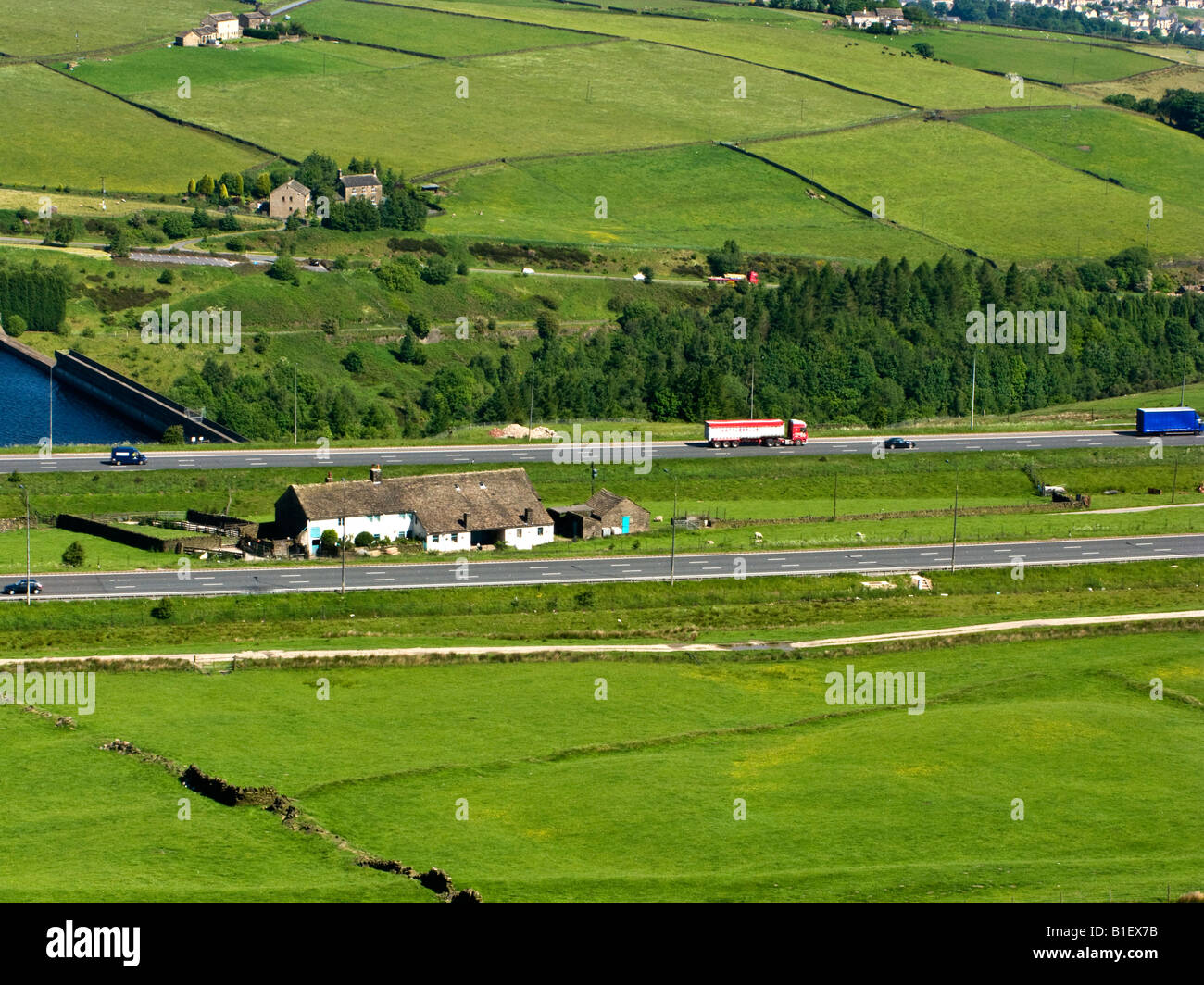 M62 motorway highest point hi-res stock photography and images - Alamy