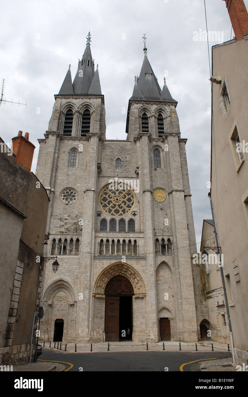 St Nicolas Church in the city of Blois in the Loire Valley region of France Stock Photo