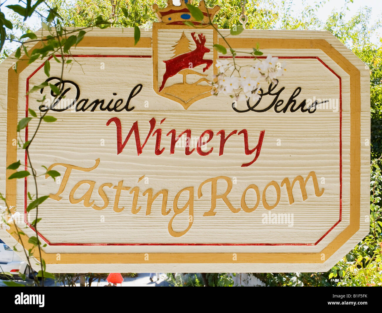 Daniel Gehrs Tasting Room sign Los Olivos California United States of ...