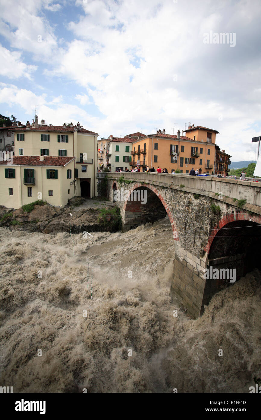 Italy Piedmont Turin Ivrea Dora Baltea Flood Stock Photo 18165405 Italy Piedmont Turin Ivrea Dora Baltea Flood Stock Photo 18165405