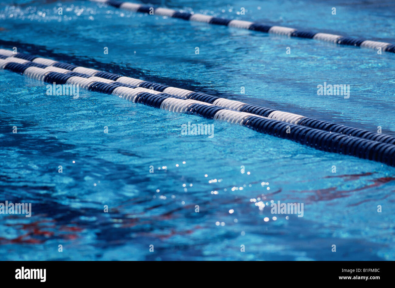 Ropes Of Swimming Pool Stock Photo - Alamy