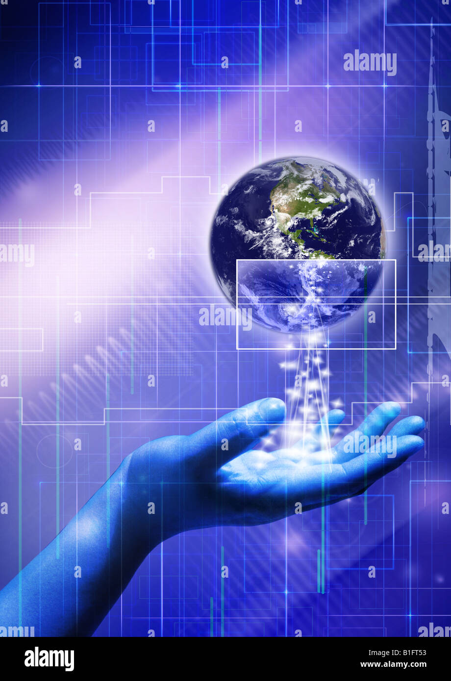 Abstract business and information technologies background Stock Photo ...