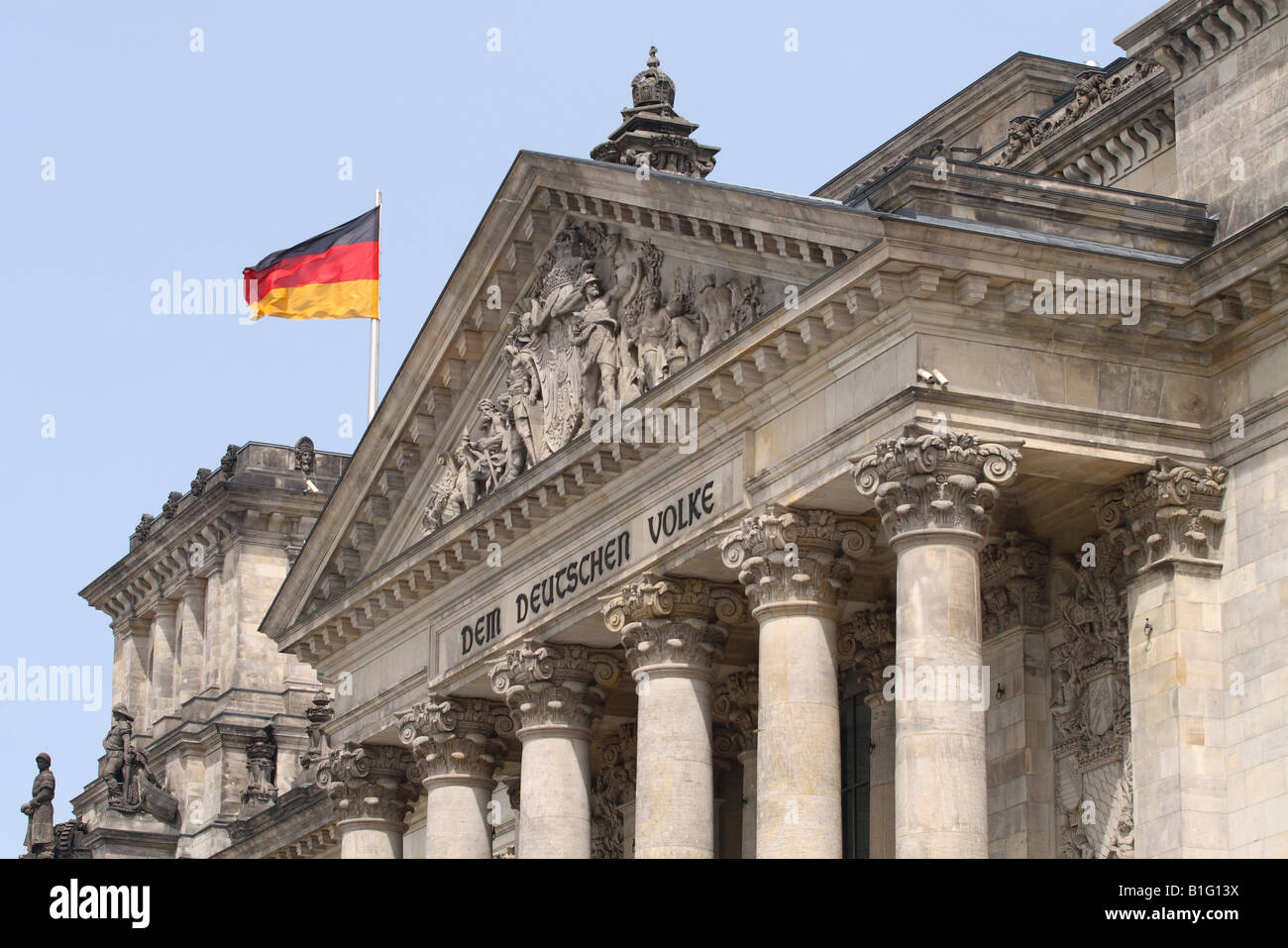 Berlin Germany the Reichstag building is home to the German Bundestag