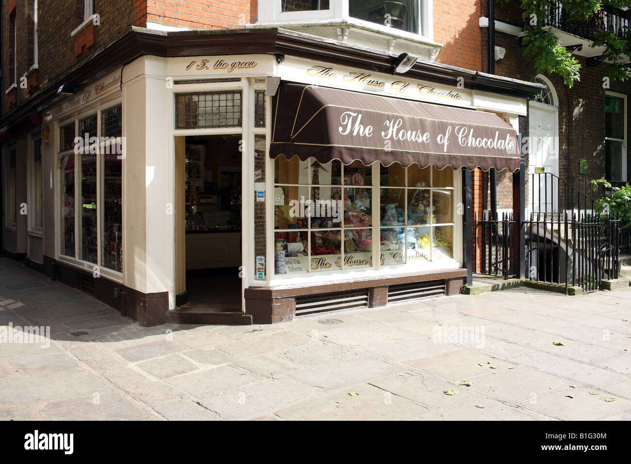 A traditional corner shop, that sells chocolate Stock Photo Alamy