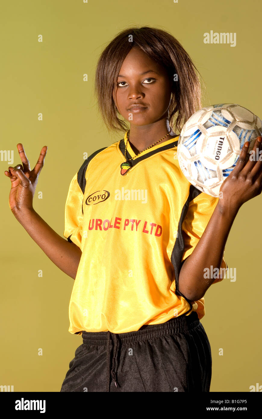 Black clearance soccer players