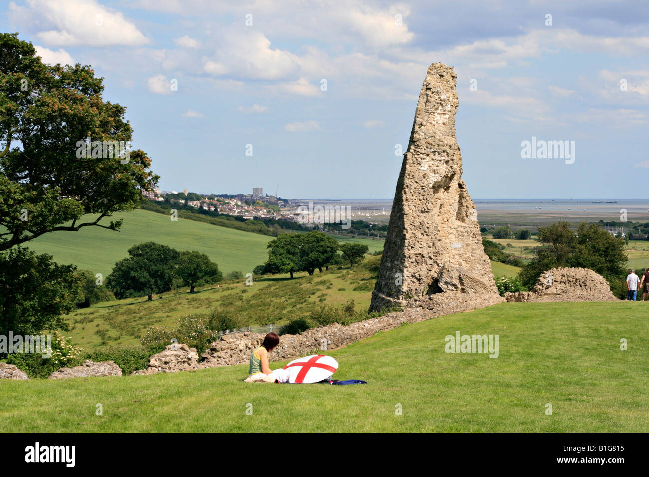 Hadleigh Castle by leigh on sea near southend essex england uk gb Stock