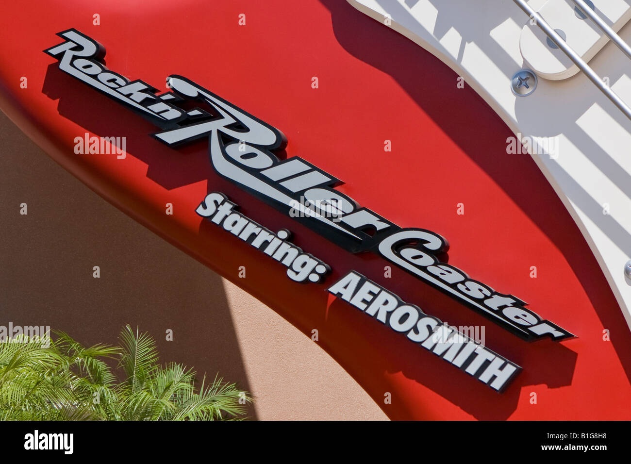 The Rock 'n' Roller Coaster Starring Aerosmith Ride at Hollywood Studios in Orlando Florida USA