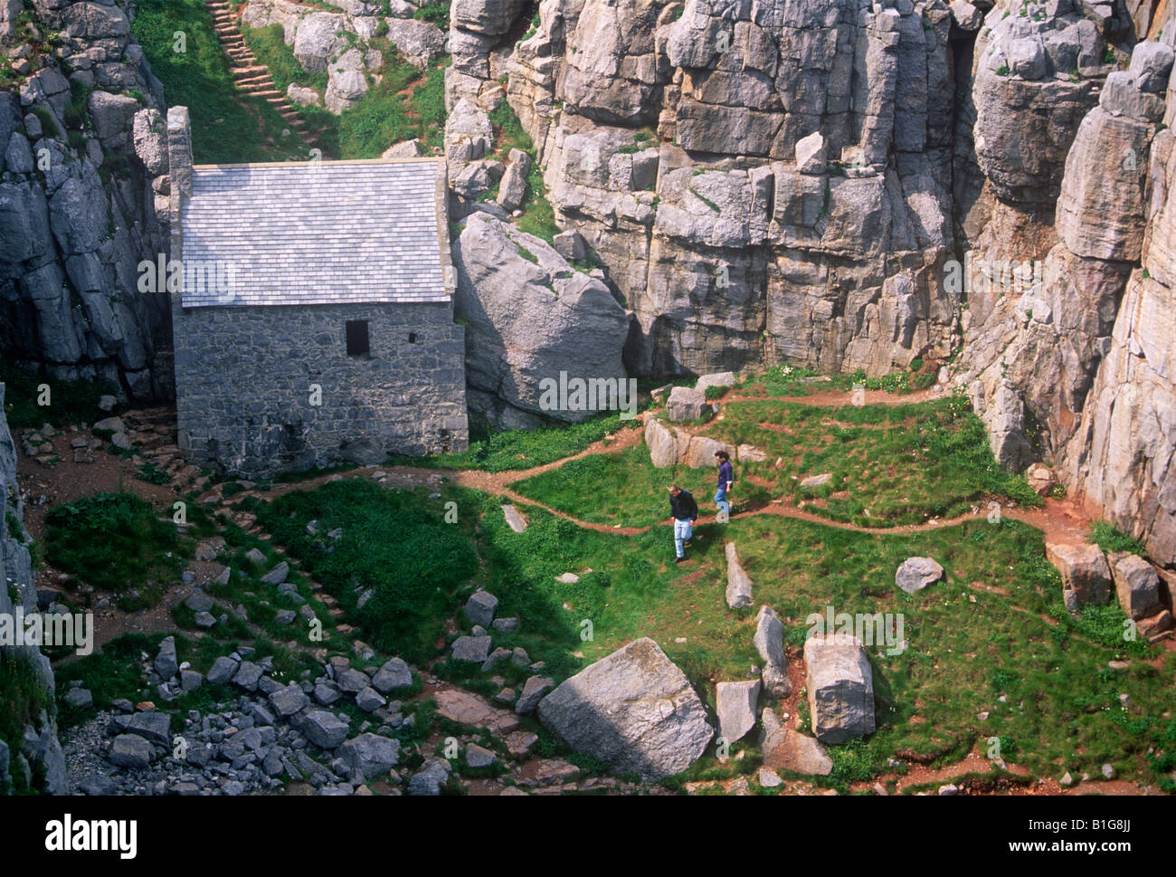 St govan hi-res stock photography and images - Alamy