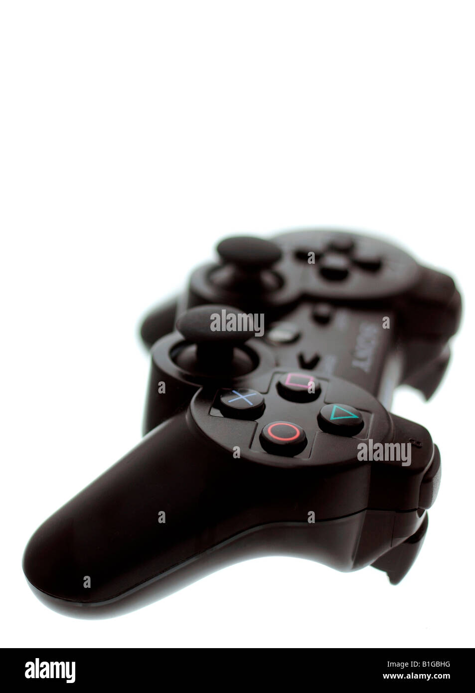 Play Station Wireless PS3 Hand Controller Stock Photo