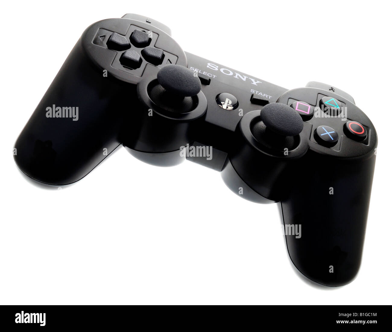 Play Station Wireless PS3 Hand Controller Stock Photo