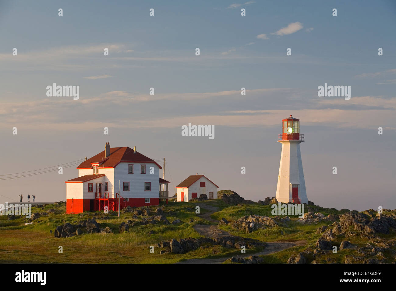 Quirpon Island Lighthouse inn Newfoundland Labrador Canada Stock Photo Alamy