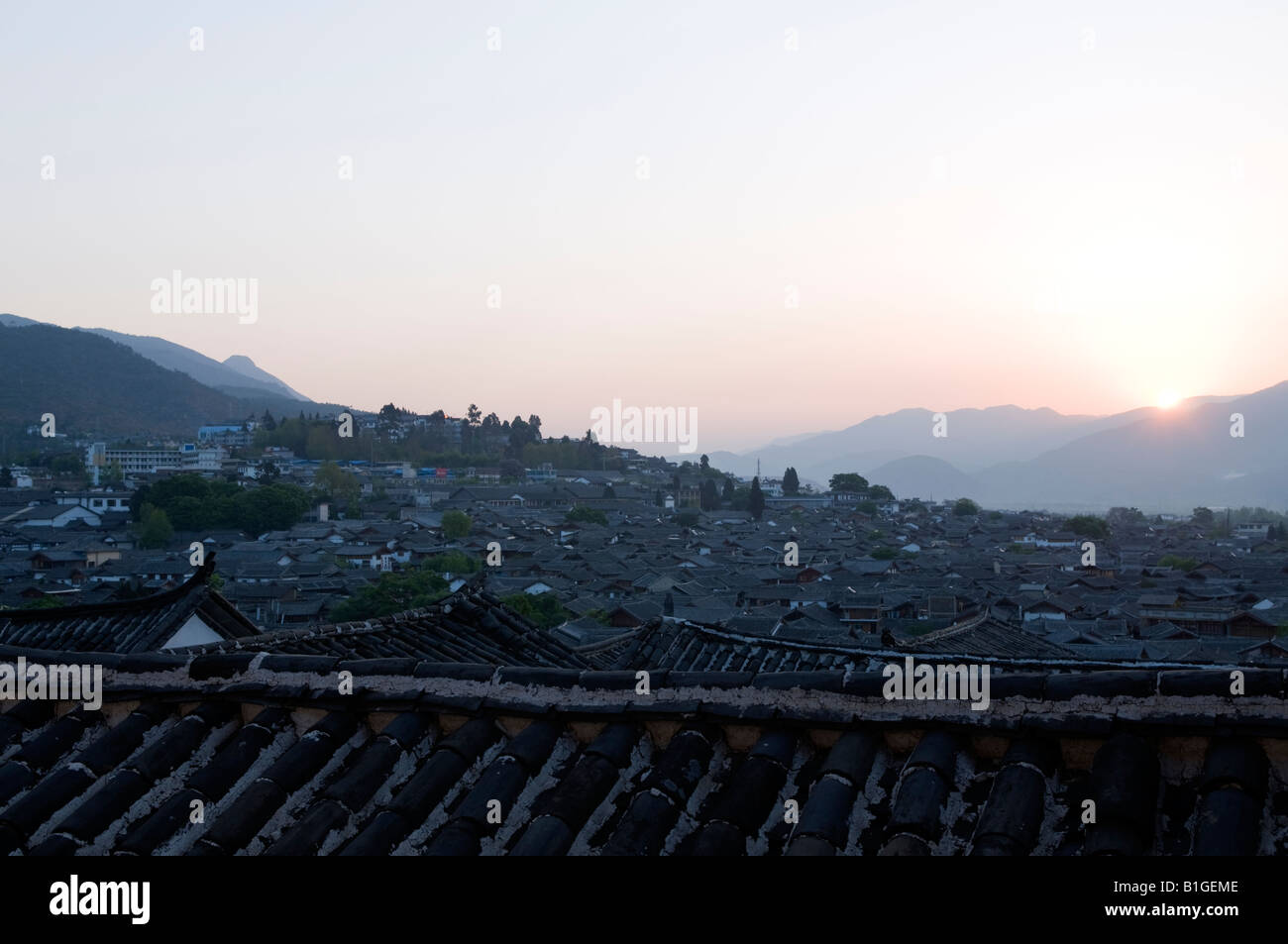 China Yunnan province Lijiang town Unesco World Heritage Site Stock ...