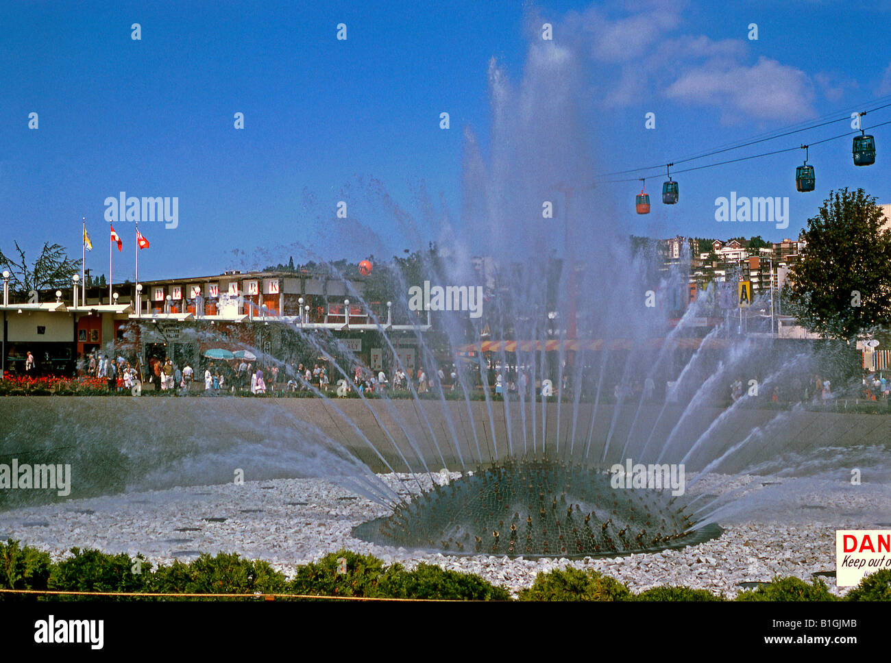 International Fountain at the Seattle World's Fair, 1962, Washington