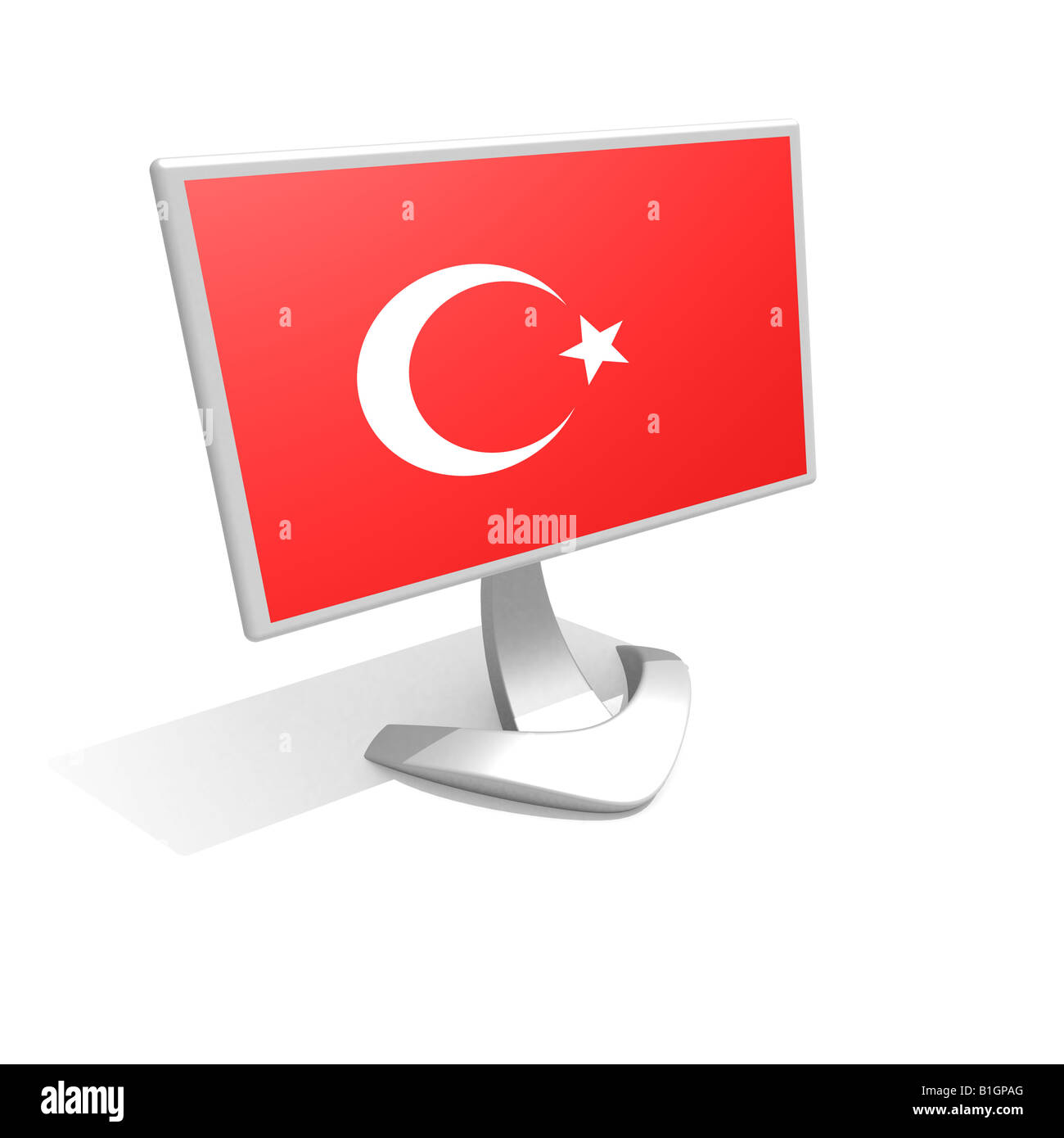 Flag of Turkey Stock Photo