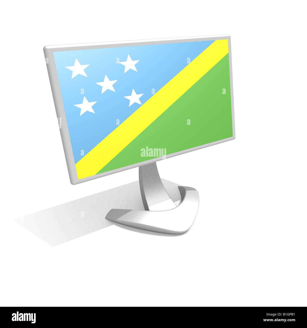 Flag of Solomon Islands Stock Photo - Alamy