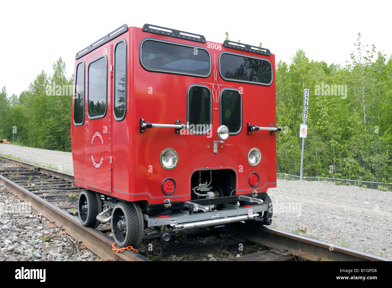 Gasoline powered Speeders at the Talkeetna Train Station, Alaska, USA