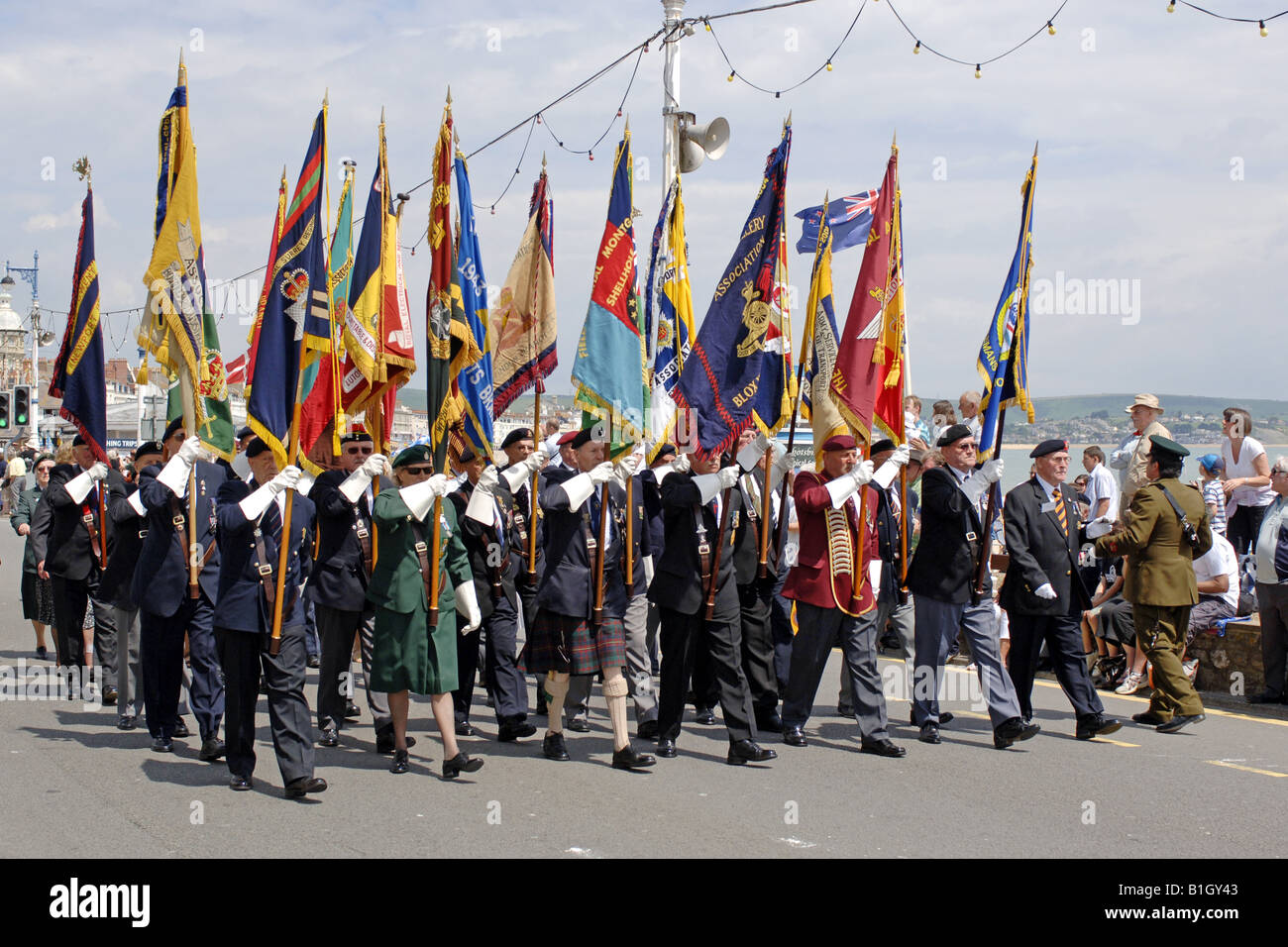 Regimental Standards Flags High Resolution Stock Photography and Images ...