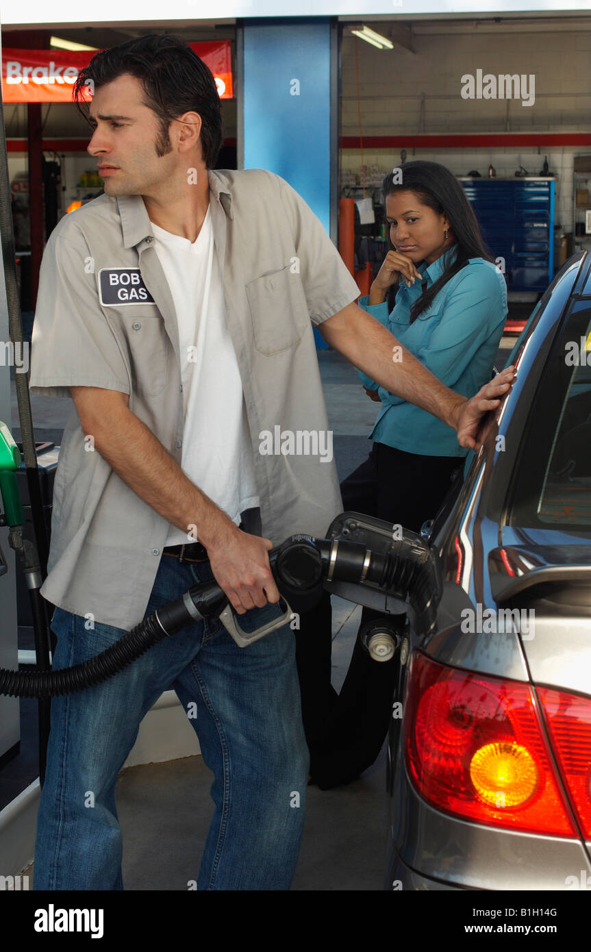 Gas Station Attendant High Resolution Stock Photography and Images Alamy