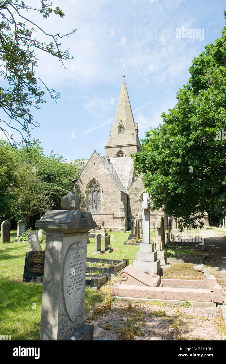 Churchyard, Singleton,Lancashire Stock Photo