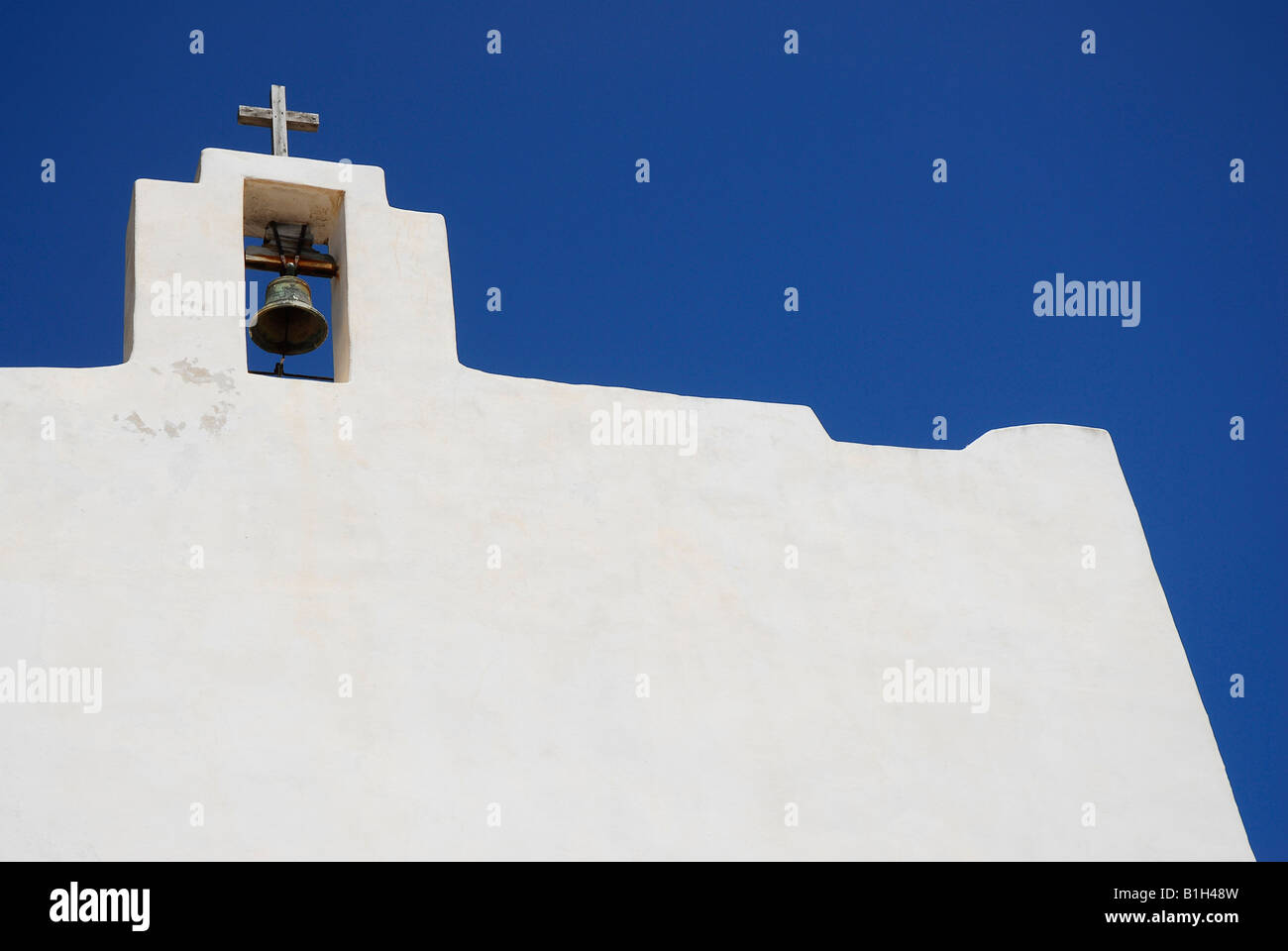 Sant Francesc Xavier parish church FORMENTERA Balearic Islands SPAIN Stock Photo