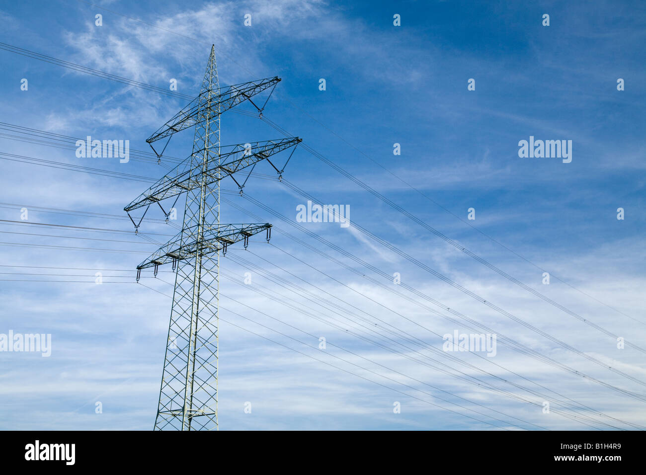 Electrical tower Stock Photo